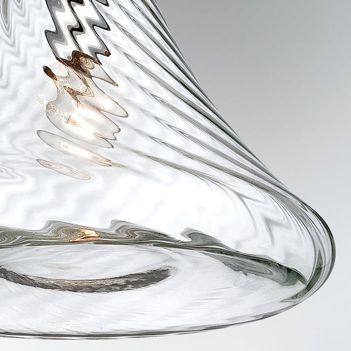 Eurofase Bloor 1-Light Pendant, Chrome/Clear
