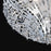 Eurofase Monica Flushmount, Chrome/Chrome/Clear