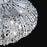 Eurofase Monica Flushmount, Chrome/Chrome/Clear