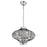 Eurofase Monica 6-Light Chandelier, Chrome/Chrome/Clear