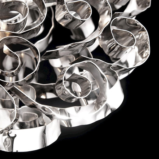 Eurofase Grace Chandelier, Polished Nickel/Polished Nickel
