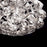 Eurofase Grace Chandelier, Polished Nickel/Polished Nickel