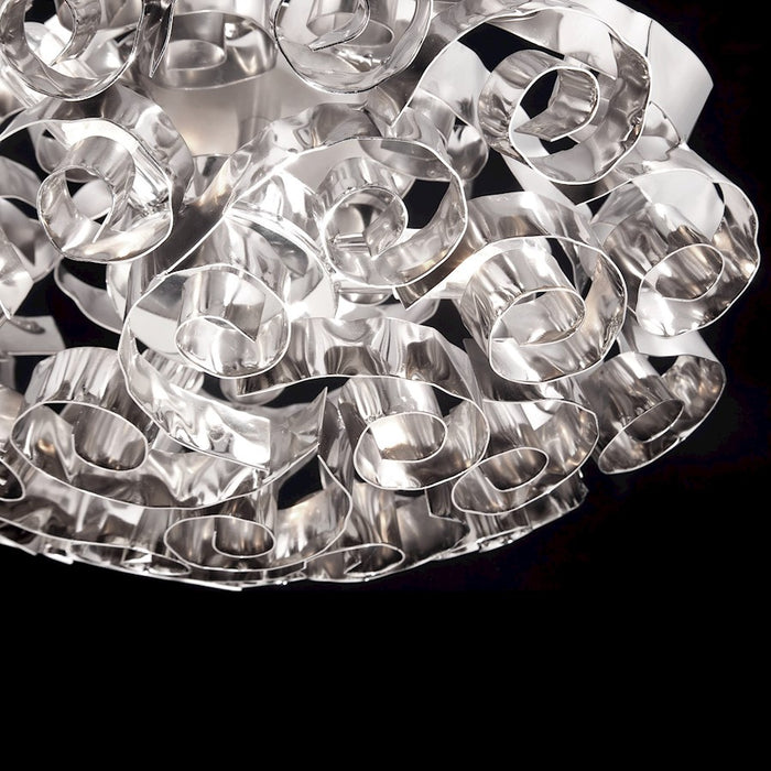 Eurofase Grace Chandelier, Polished Nickel/Polished Nickel