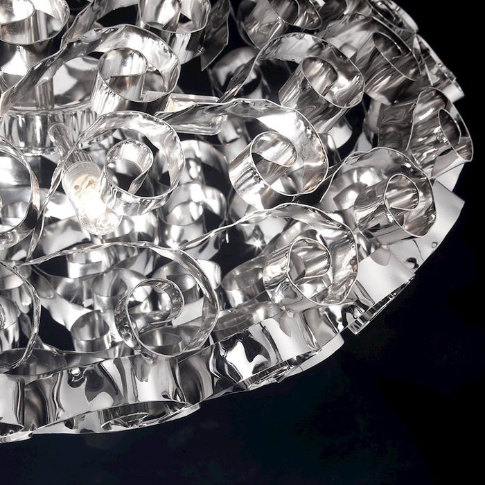 Eurofase Grace Chandelier, Polished Nickel/Polished Nickel