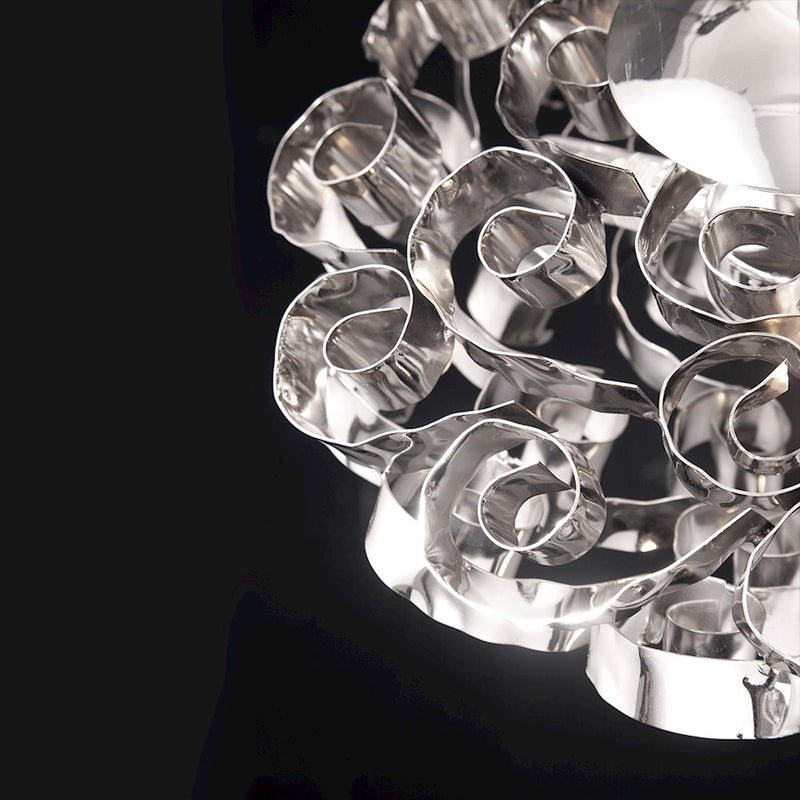 Eurofase Grace Chandelier, Polished Nickel/Polished Nickel