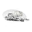 Eurofase Buca 1-Light Wall Sconce, Chrome/Clear