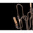 Eurofase Briggs Chandelier, Oil Rubbed Bronze/White