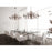 Eurofase Briggs Chandelier, Oil Rubbed Bronze/White