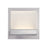 Eurofase Harmen 1-Light LED Wall Sconce, Satin Nickel/Frosted