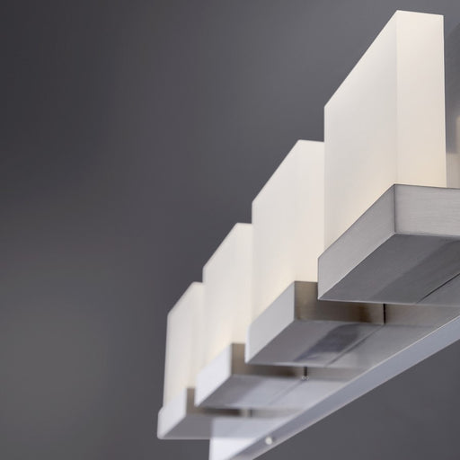 Eurofase Harmen 1-Light LED Wall Sconce, Satin Nickel/Frosted