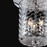 Eurofase Elli 3-Light Flushmount, Chrome/Clear