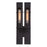Eurofase Muller Outdoor Wall Sconce, Bronze/Clear