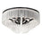 Eurofase Ziccardi 5-Light Semi Flush, Oil Rubbed Bronze/Clear