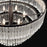 Eurofase Ziccardi 5-Light Semi Flush, Oil Rubbed Bronze/Clear