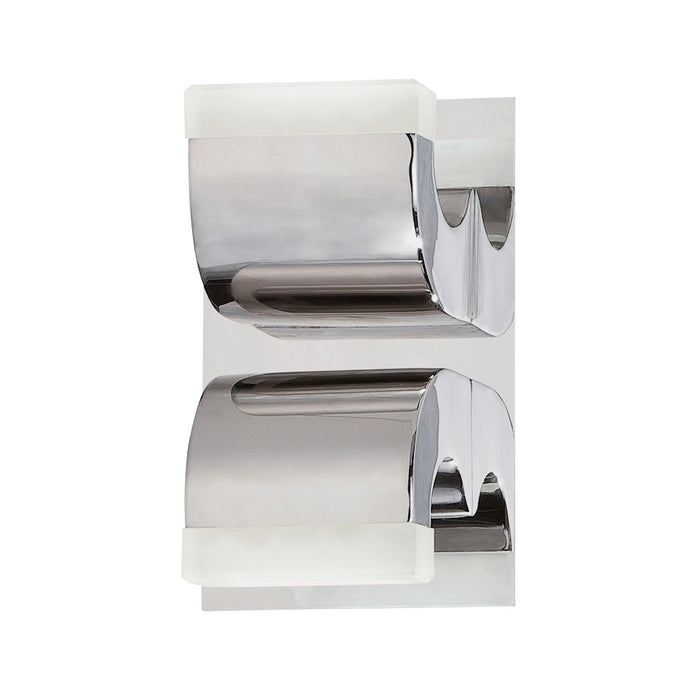 Eurofase Newport 2-Light LED Bathbar, Chrome/Frosted
