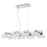 Eurofase Caramico Chandelier, Chrome/Clear
