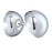 Eurofase Noble 1-Light Wall Mount/Flushmount, Chrome/Polished Chrome