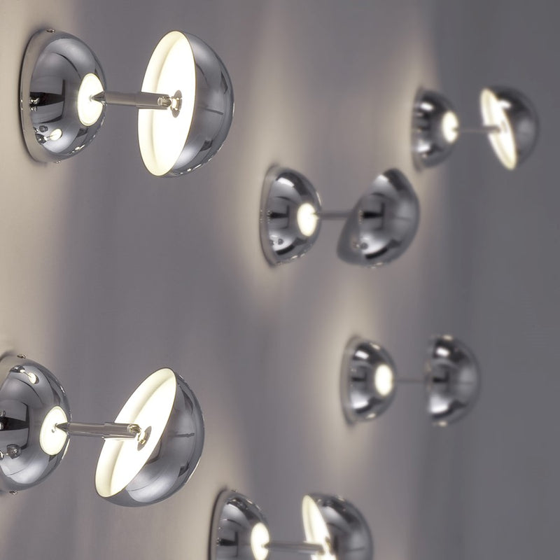 Eurofase Noble 1-Light Wall Mount/Flushmount, Chrome/Polished Chrome
