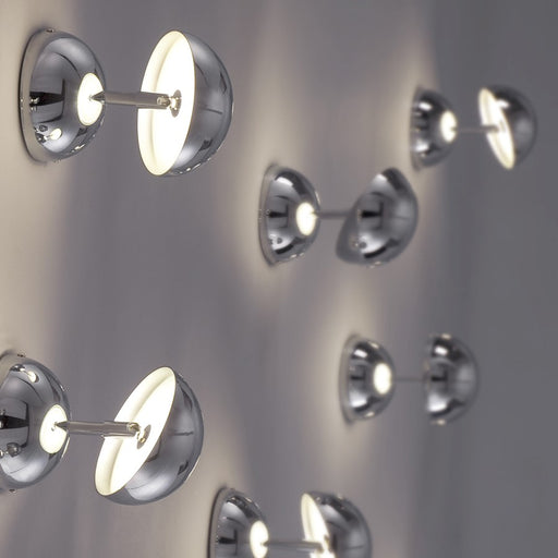 Eurofase Noble 1-Light Wall Mount/Flushmount, Chrome/Polished Chrome