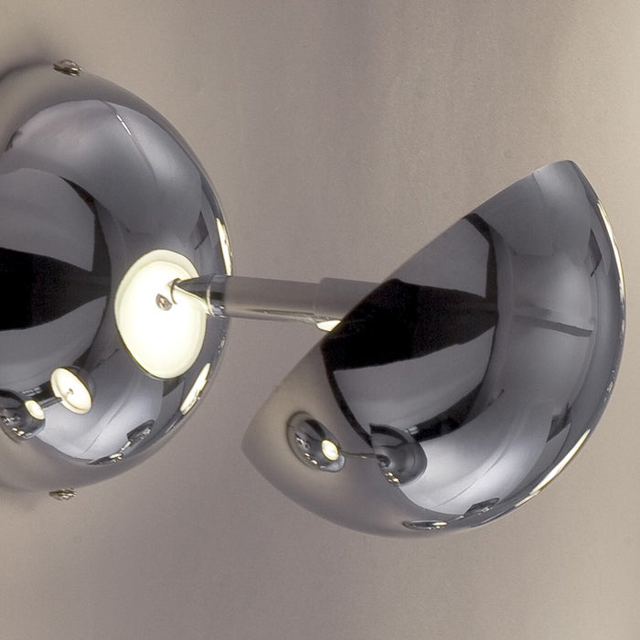 Eurofase Noble 1-Light Wall Mount/Flushmount, Chrome/Polished Chrome