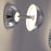 Eurofase Noble 1-Light Wall Mount/Flushmount, Chrome/Polished Chrome