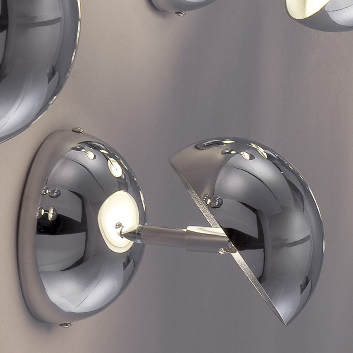 Eurofase Noble 1-Light Wall Mount/Flushmount, Chrome/Polished Chrome