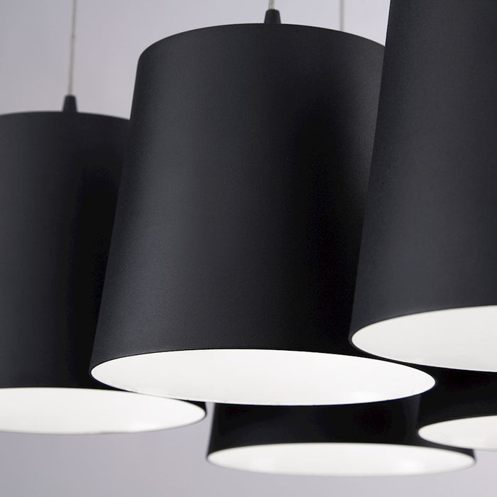 Eurofase Borto 4-Light LED Chandelier, White