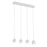 Eurofase Patruno 4-Light LED Chandelier, Matte White/Frosted