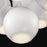 Eurofase Patruno 9-Light LED Chandelier, Matte White/Frosted