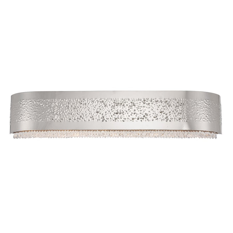 Eurofase Cara Bathbar, Satin Nickel/Clear