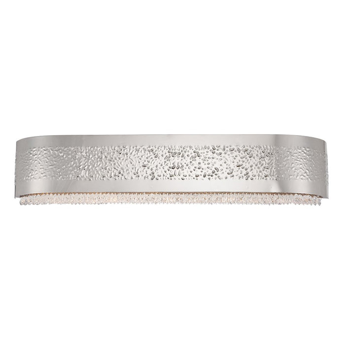 Eurofase Cara Bathbar, Satin Nickel/Clear