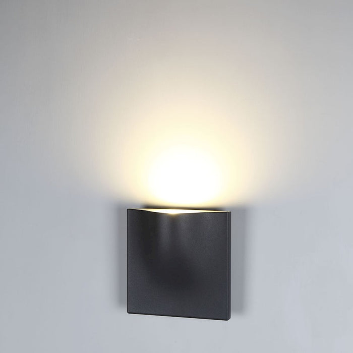 Eurofase Haven LED Outdoor Wall Mount, Marine Grey/Frost PC