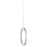 Eurofase Glade 20" Oval Pendant, Chrome