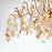 Eurofase Campobasso Flushmount, Antique Gold/Clear/Amber