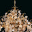 Eurofase Campobasso 10-Light Oval Chandelier, Gold/Clear/Amber