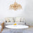 Eurofase Campobasso 10-Light Oval Chandelier, Gold/Clear/Amber