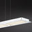 Eurofase Denso 4-Light Square LED Chandelier, Chrome/Clear