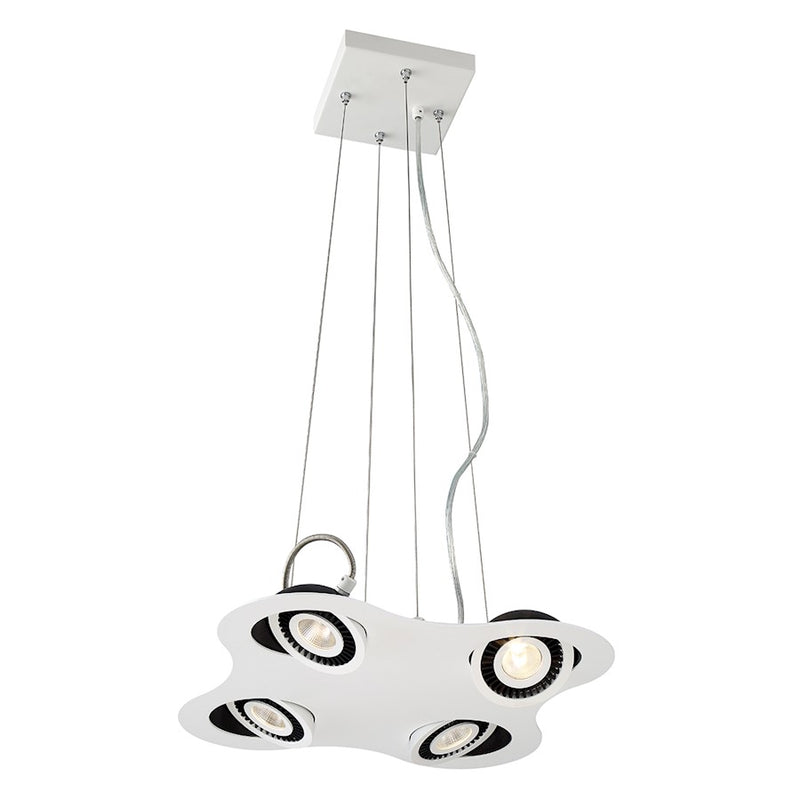 Eurofase Vision Pendant, WhiteBlack