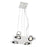 Eurofase Vision Pendant, WhiteBlack