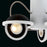 Eurofase Vision Pendant, WhiteBlack