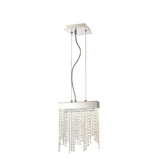 Eurofase Rossi LED Pendant, Chrome/Clear