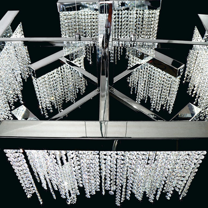 Eurofase Rossi LED Pendant, Chrome/Clear