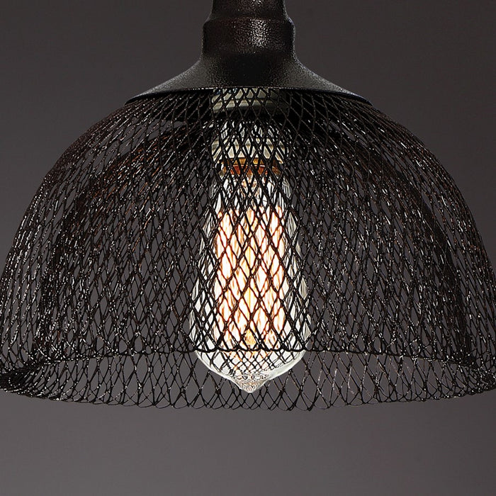 Eurofase Filo 1-Light Large Pendant, Chrome/Chrome