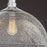 Eurofase Filo 1-Light Large Pendant, Chrome/Chrome