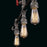 Eurofase Zinco Chandelier, Aged Silver