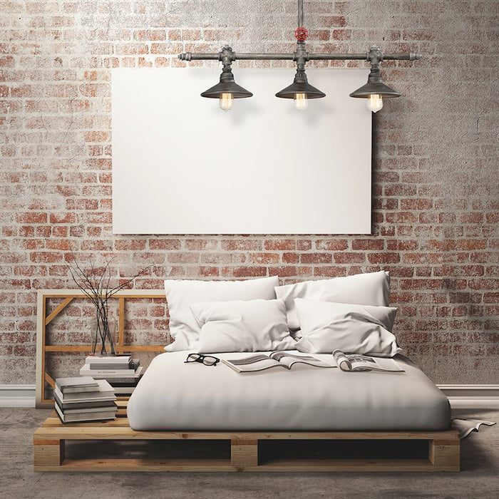 Eurofase Zinco Chandelier, Aged Silver