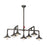 Eurofase Zinco Chandelier, Aged Silver