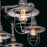 Eurofase Zinco Chandelier, Aged Silver