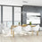 Eurofase Sly 4-Light LED Pendant, Silver/Frosted