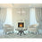 Eurofase Palmisano 3-Light Chandelier, Antique Silver Leaf/Clear